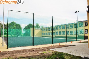 Kościerzyna Ogrodzenie boiska szkolnego i piłkarskiego siatki ochraniające, 10x10 cm, 4 mm Sklep Kościerzyna